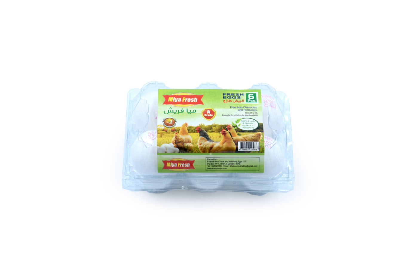 Miya 6pcs White Eggs